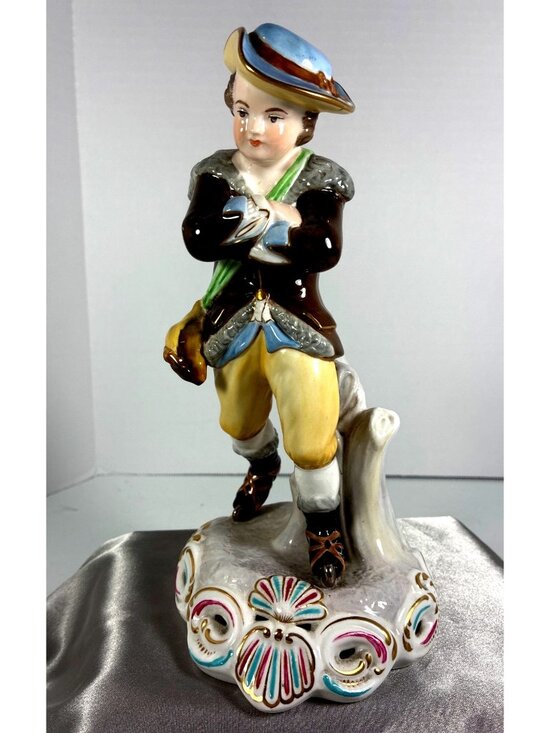 Other - Vintage Winterling Germany Gentleman Figurine Brown Coat Rococo Porcelain Figure